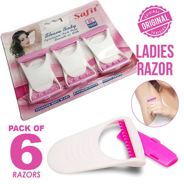 Sofit Shave Body Disposable Safety Razor for Women – 6 Pcs