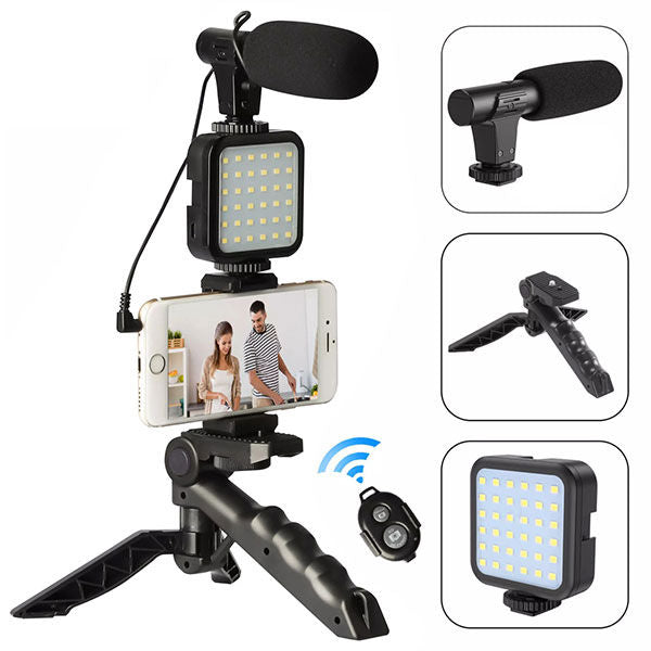 Vlogging Video Making Kit For Mobile Phones