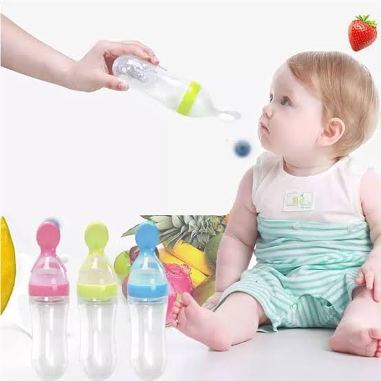 Plastic Baby Feeding Spoon Bottle