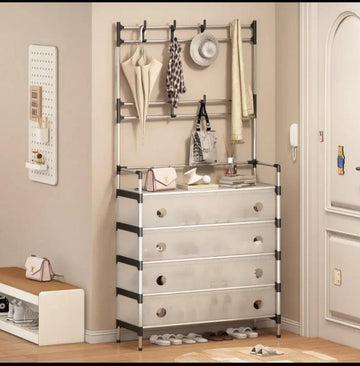 Multi-Functional Shoe Hat & Coat Rack