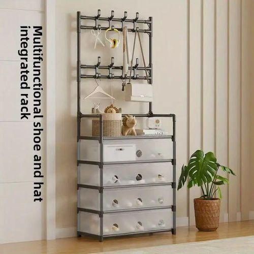 Multi-Functional Shoe Hat & Coat Rack