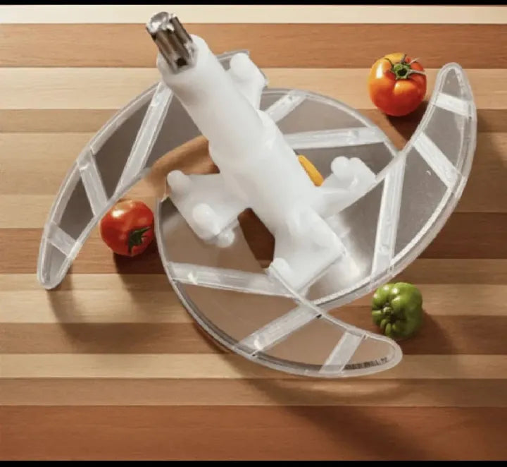 Manual Stainless Steel Multifunctional 2L Hand Push Chopper