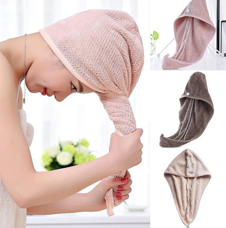 Microfiber Hair Wrap Towel