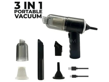3 in 1 Car Mini Vacuum Cleaner with Blower