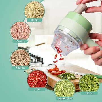 4 In 1  Rechargeable Vegetable Cutter